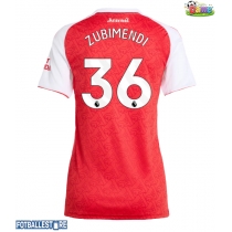 Arsenal Martin Zubimendi #36 Hjemmedrakt Dame 2025-26 Kortermet